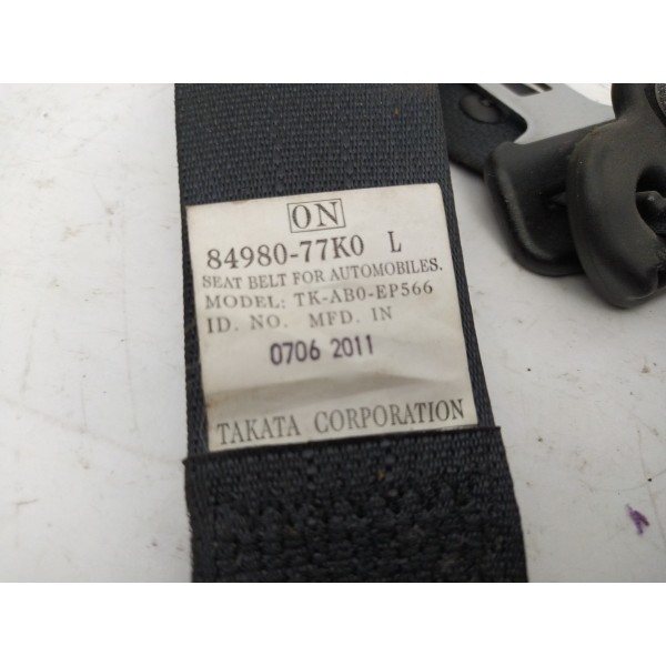 Cinto Segurança Traseiro Esquerdo Suzuki Grand Vitara 2012