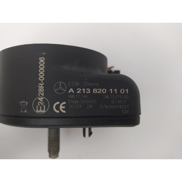 Sirene Alarme Mercedes C180 2016 A2138201101