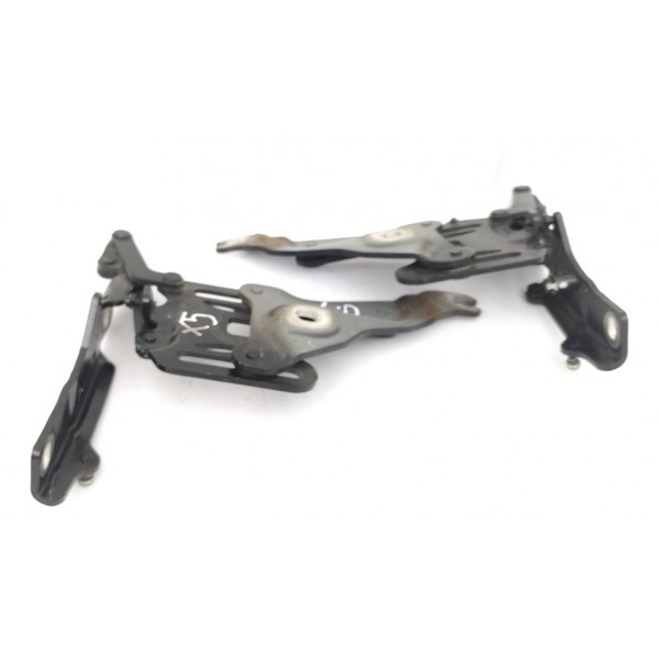 Par Dobradiça Capô Bmw X5 2008 2009 2010