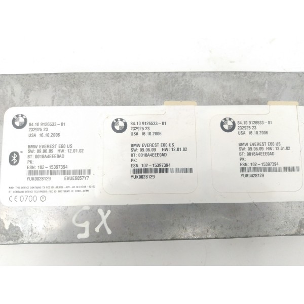 Módulo Bluetooth Bmw X5 2008 2009 2010 912653301