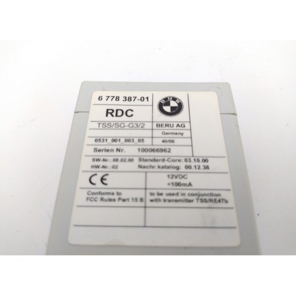 Módulo Controle Pressão Pneus Bmw X5 2009 2010 677838701