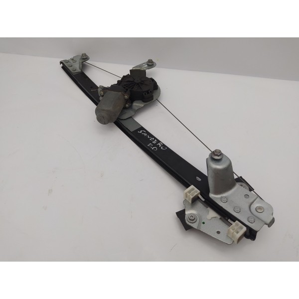 Máquina Vidro Porta Dianteira Direita Renault Sandero 2011