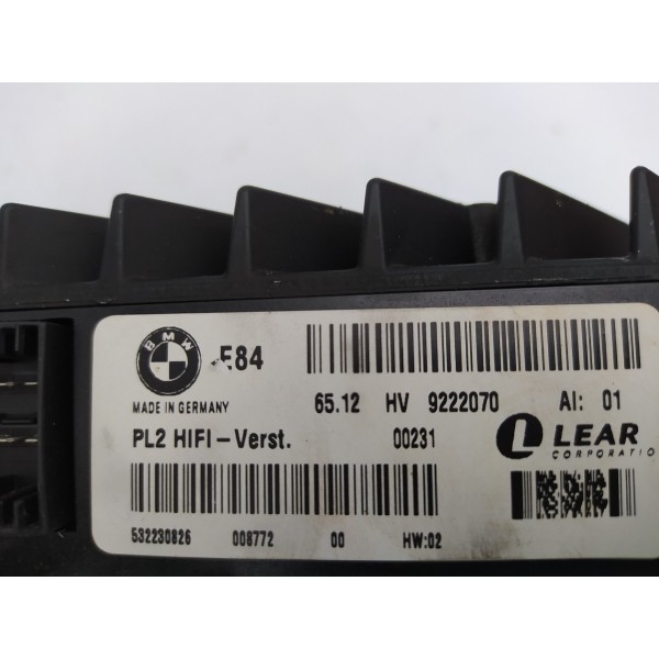 Módulo Amplificador Som Bmw X1 6cc 2010 2011 9222070