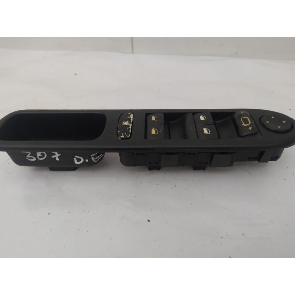 Botão Comando Vidro Dianteiro Esquerdo Peugeot 307 2008