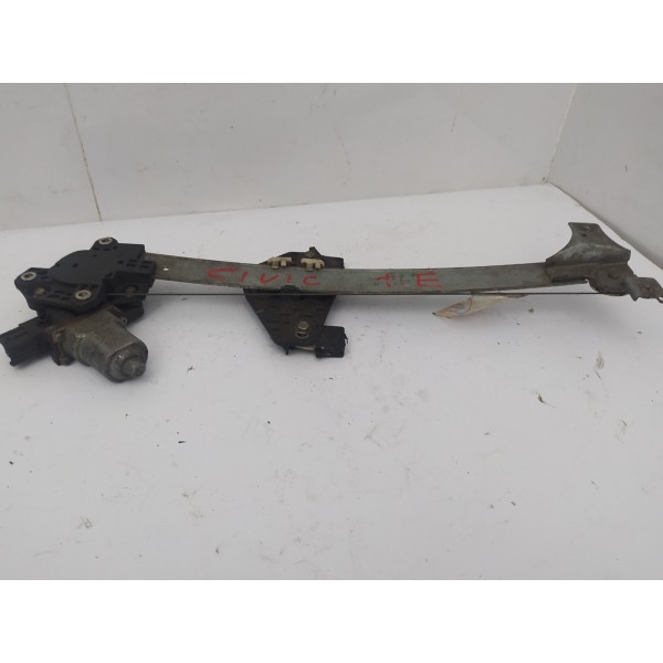 Máquina Vidro Traseira Esquerda Honda Civic 2012 2013 2014
