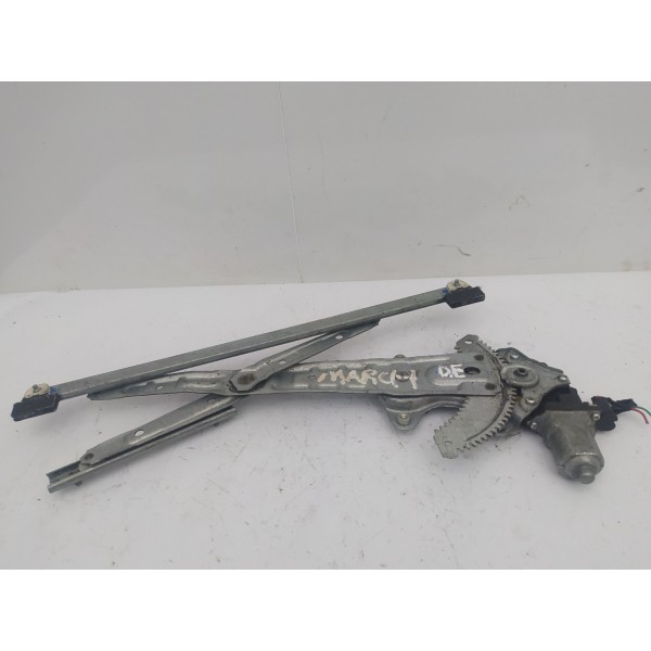 Máquina Vidro Dianteira Esquerda Nissan March 2013 2014