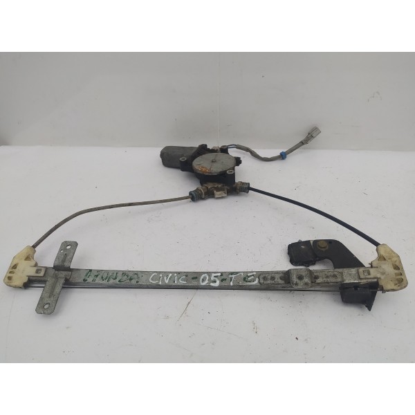 Máquina Vidro Traseira Esquerda Honda Civic 2003 2004 2005