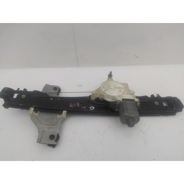 Máquina Vidro Traseira Direita Peugeot 208 2013 2014
