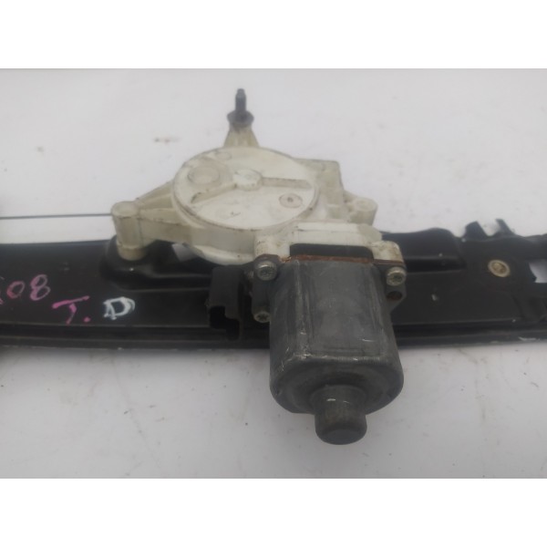 Máquina Vidro Traseira Direita Peugeot 208 2013 2014