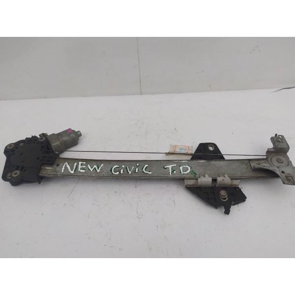 Máquina Vidro Traseira Direita Honda Civic 2012 2013 2014