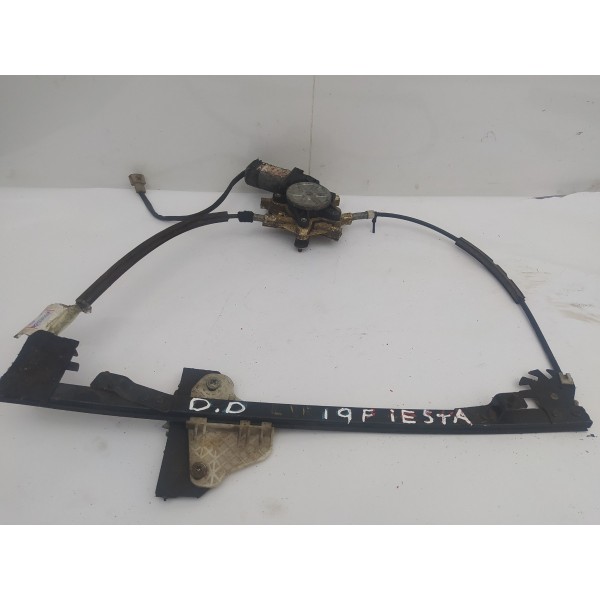 Máquina Vidro Dianteira Direita Ford Fiesta 2007 2008 2009