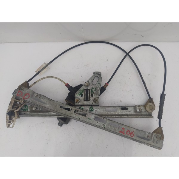Máquina Vidro Dianteira Direita Peugeot 206 2008 2009 2010
