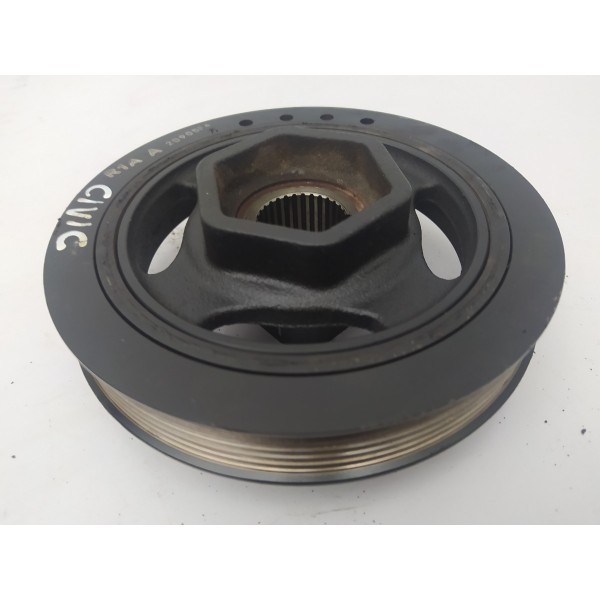 Polia Virabrequim Motor Honda Civic 1.8 2013 2014