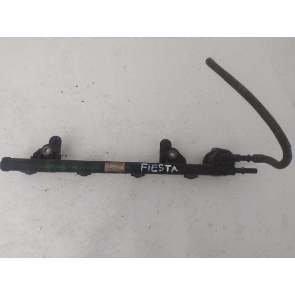 Flauta Bico Injetor Ford Fiesta 1.0 2008 2009 2010