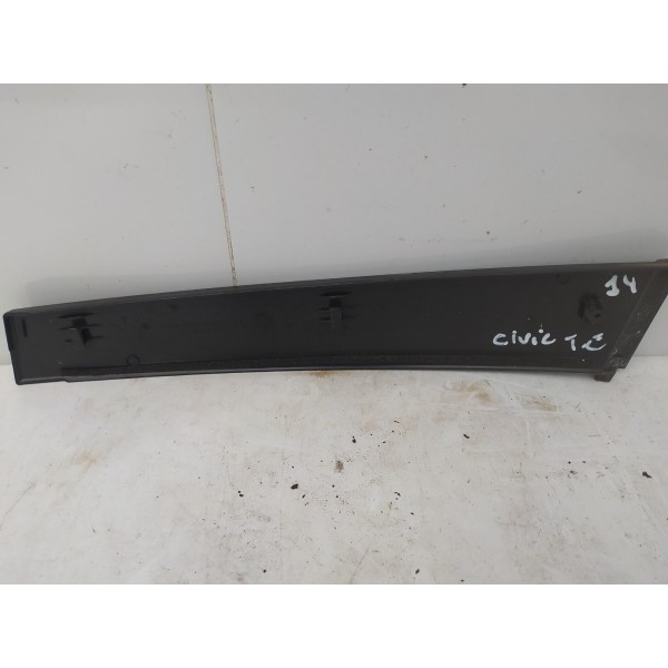 Acabamento Coluna Porta Traseira Esquerda Honda Civic 2014