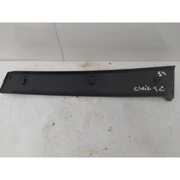 Acabamento Coluna Porta Traseira Esquerda Honda Civic 2014