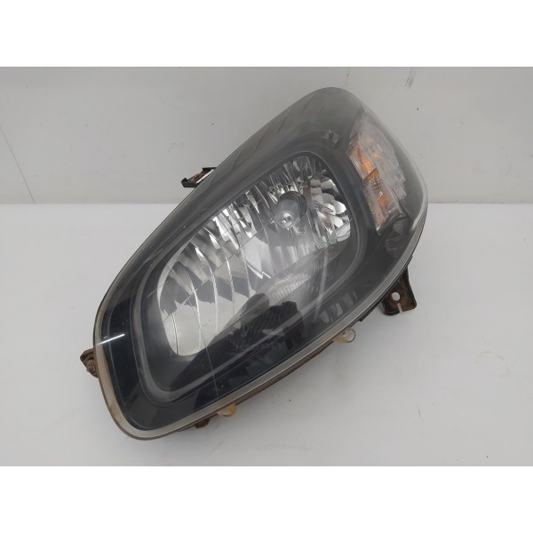 Farol Esquerdo Máscara Negra Fiat Uno 2018 2019 Recuperado