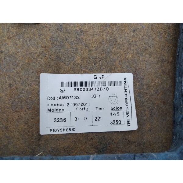 Tampão Bagagito Citroën C4 Lounge 2014 2015