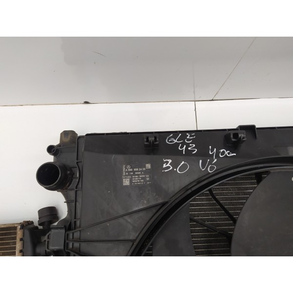 Kit Radiador Mercedes Benz Gle 43 Amg 3.0 V6 2018 2019