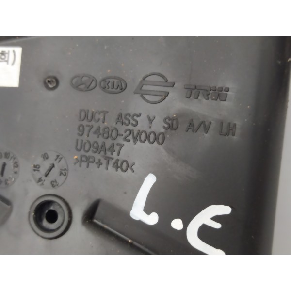 Difusor Ar Condicionado Esquerdo Hyundai Velsoter 2012 2013