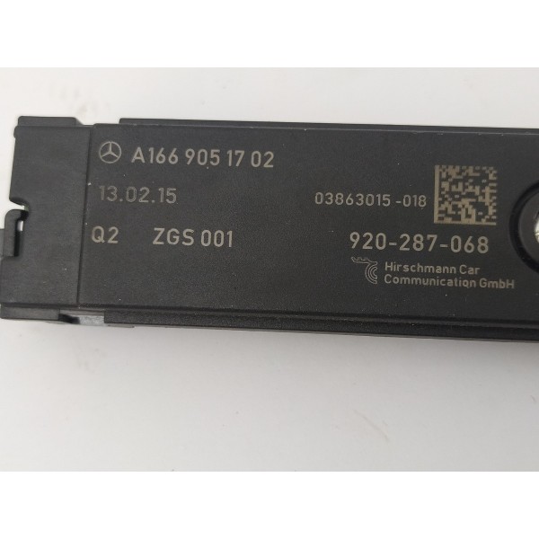 Modulo Amplificador Antena Mercedes C180 2016 A1669051702