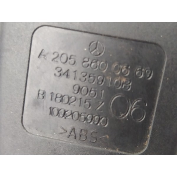 Engate Cinto Segurança Traseiro Central Mercedes C180 2016