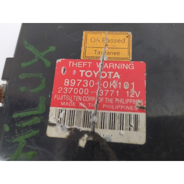 Módulo Central Alarme Toyota Hilux 2012 2013 897300k101