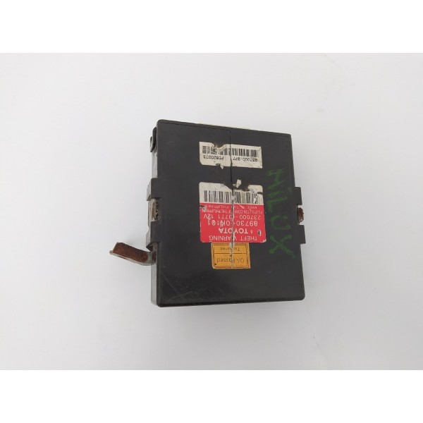 Módulo Central Alarme Toyota Hilux 2012 2013 897300k101