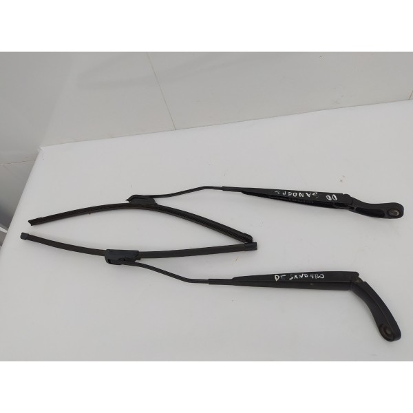 Par Braço Limpador Parabrisa Renault Sandero 2010 2011
