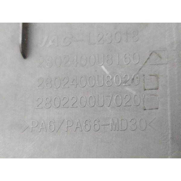 Tampa Capa Motor Jac J3 1.4 2010 2011