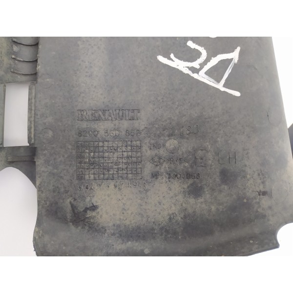 Defletor Parabarro Dianteiro Esquerdo Renault Sandero 2010