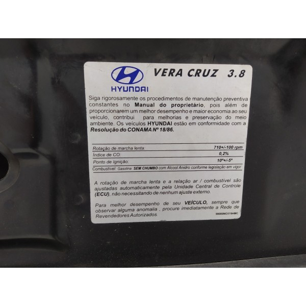 Capô Dianteiro Hyundai Vera Cruz 2008 2009