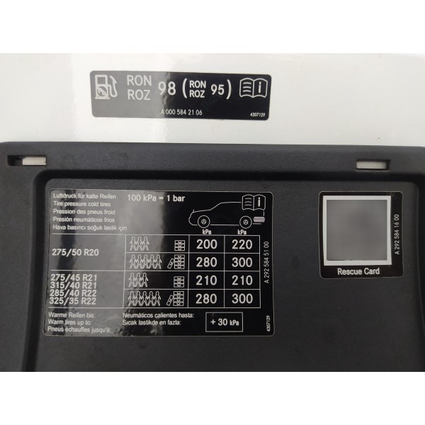 Portinhola Tanque Combustível Mercedes Benz Gle 43 Amg 2019