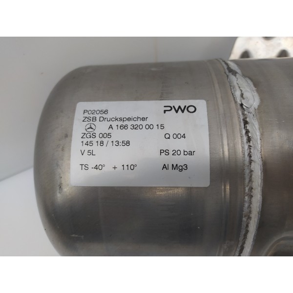 Reservatório Suspensão Ar Esquerdo Mercedes Benz Gle 43 2019