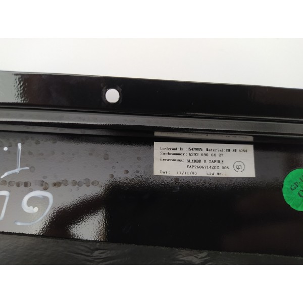 Moldura Traseira Direita Black Piano Mercedes Gle 43 2019