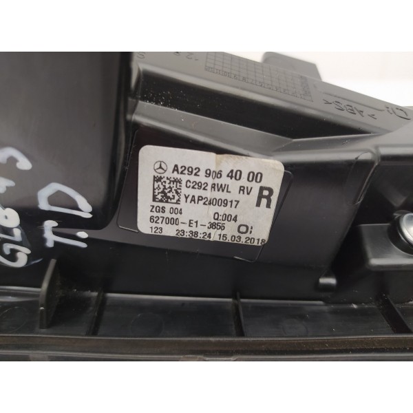 Lanterna Tampa Traseira Direita Mercedes Benz Gle 43 2019