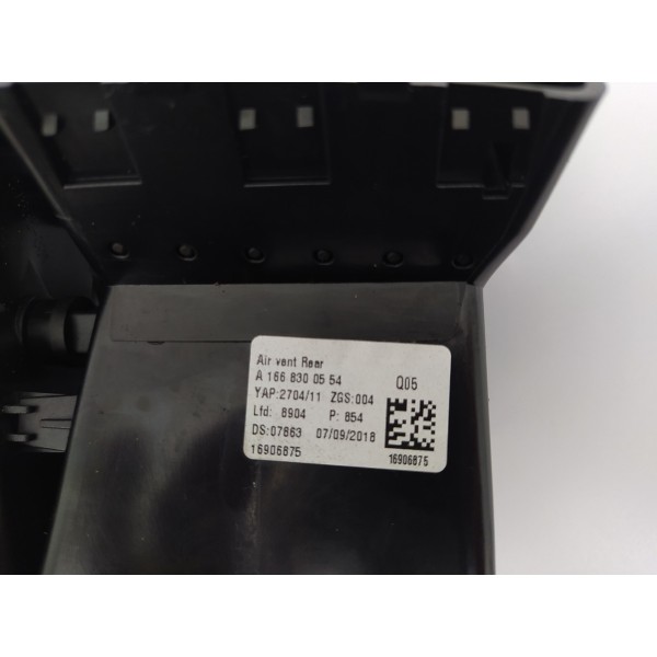 Difusor Ar Traseiro Mercedes Benz Gle 43 Amg 2018 2019