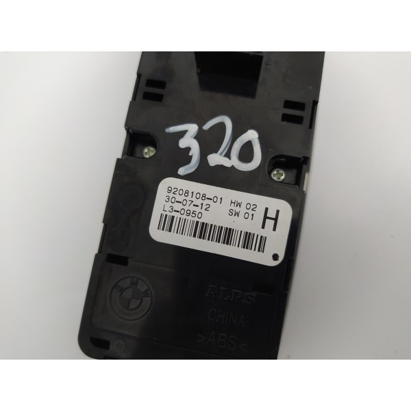 Comando Vidro Dianteiro Esquerdo Bmw 320i 2013 2014