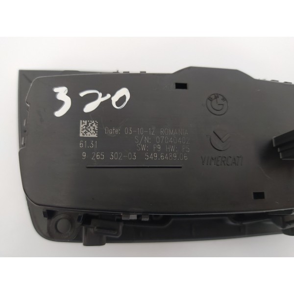 Botão Chave Luz Farol Bmw 320i 2013 2014