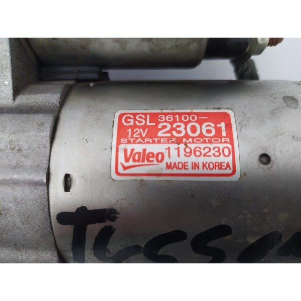 Motor Arranque Partida Hyundai Tucson 2.0 2012 2013 2014