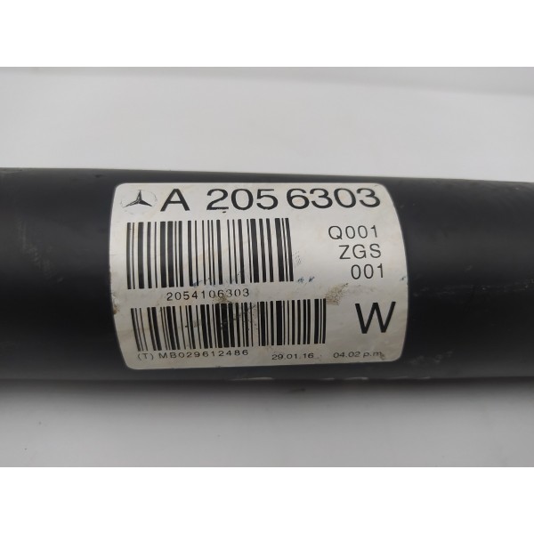 Eixo Cardan Traseiro Mercedes Benz C180 2016 A2056303