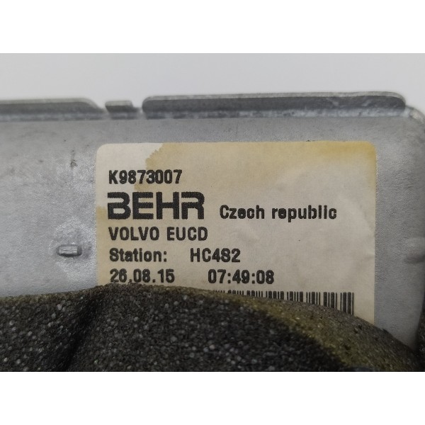 Radiador Ar Quente Volvo S60 2016 2017