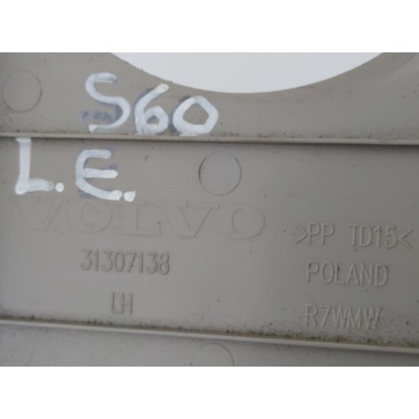 Acabamento Coluna Central Esquerdo Volvo S60 2016 31307138