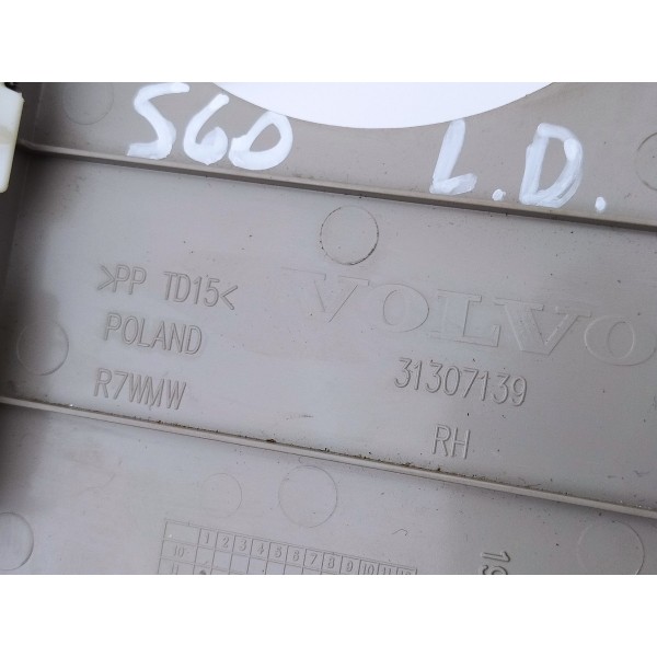 Acabamento Coluna Central Direito Volvo S60 2016 31307139