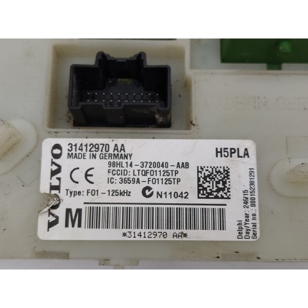 Caixa Fusível Módulo Bsi Volvo S60 2016 2017 31412970