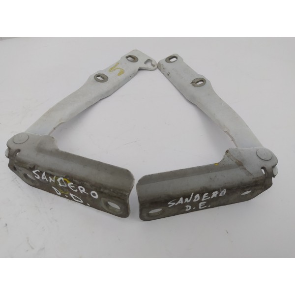 Par Dobradiça Capô Dianteiro Renault Sandero 2012 2013